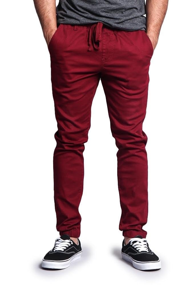 パンツ Men's Brown Slip Pocket Shiny Joggers Men's Brown Slip Pocket Shiny Joggers